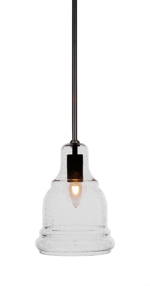 Toltec Lighting - 81-MB-4560 - One Light Pendant - Palisade - Matte Black