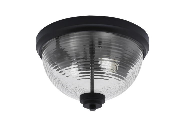 Toltec Lighting - 822-MB-6 - Two Light Flush Mount - Flush Mounts - Matte Black