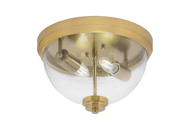 Toltec Lighting - 822-NAB-0 - Two Light Flush Mount - Flush Mounts - New Age Brass