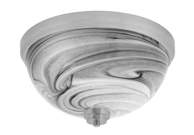 Toltec Lighting - 826-BN-9 - Three Light Flush Mount - Any - Brushed Nickel
