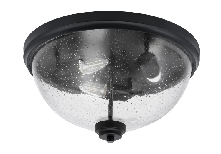 Toltec Lighting - 826-MB-0 - Three Light Flush Mount - Any - Matte Black