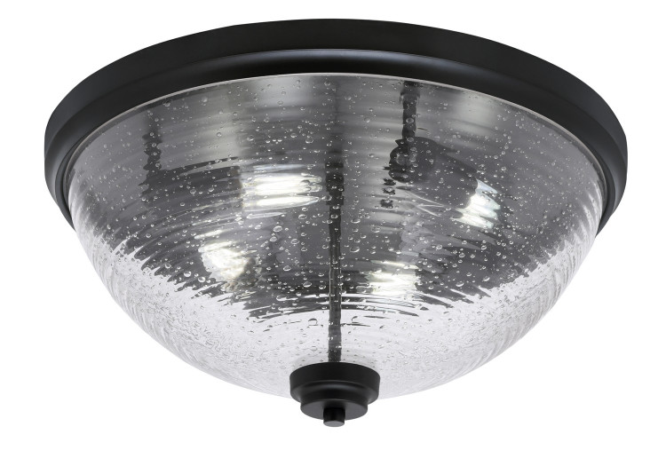 Toltec Lighting - 828-MB-8 - Four Light Flush Mount - Flush Mounts - Matte Black