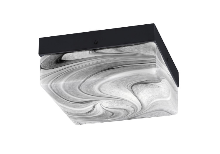 Toltec Lighting - 840-MB-9 - Two Light Flush Mount - Flush Mounts - Matte Black