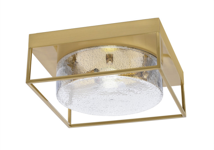 Toltec Lighting - 852-NAB-2 - Two Light Flush Mount - Flush Mounts - New Age Brass