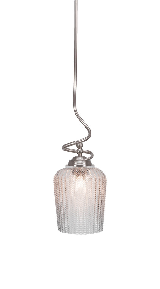 Toltec Lighting - 900-BN-4280 - One Light Pendant - Capri - Brushed Nickel