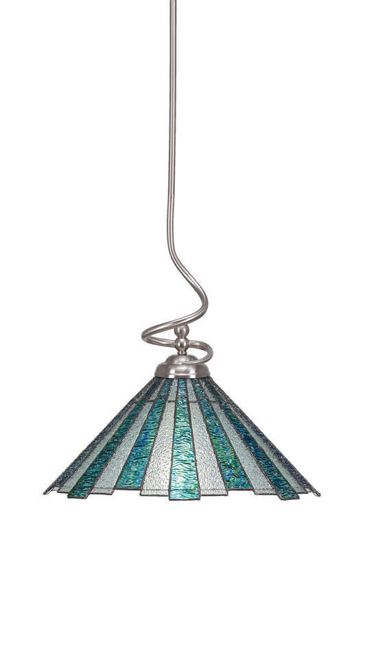 Toltec Lighting - 900-BN-932 - One Light Pendant - Capri - Brushed Nickel