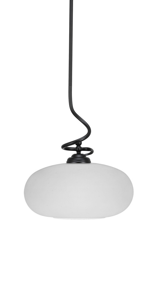 Toltec Lighting - 900-MB-216 - One Light Pendant - Capri - Matte Black