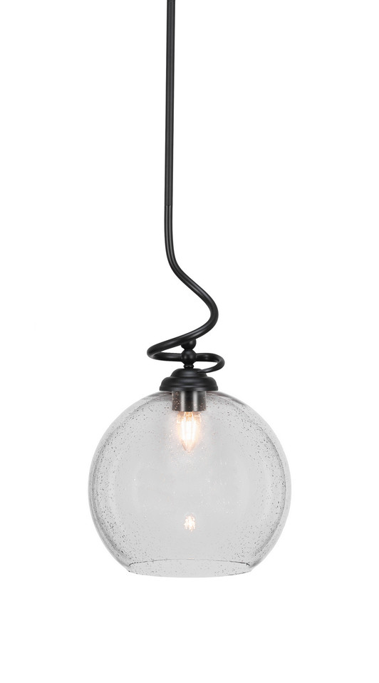 Toltec Lighting - 900-MB-4370 - One Light Pendant - Capri - Matte Black