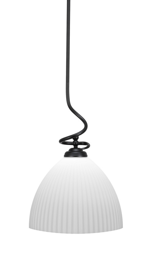 Toltec Lighting - 900-MB-4691 - One Light Pendant - Capri - Matte Black