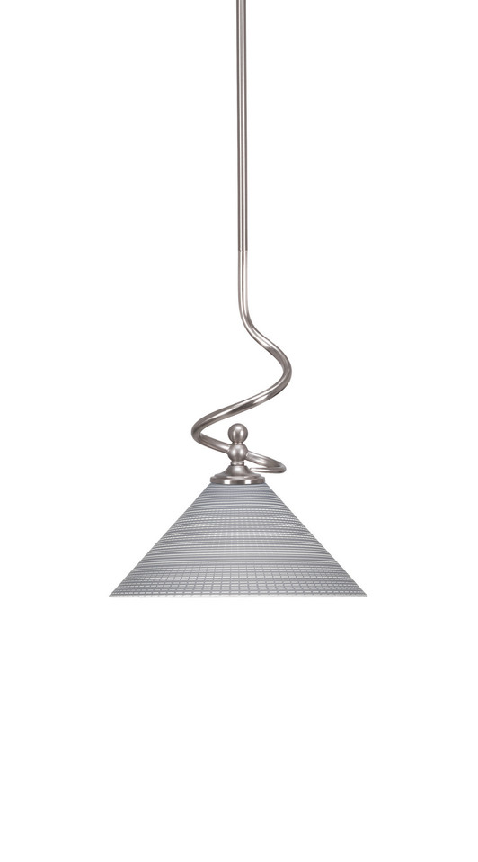 Toltec Lighting - 901-BN-4002 - One Light Mini Pendant - Capri - Brushed Nickel