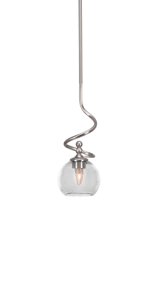 Toltec Lighting - 901-BN-4100 - One Light Mini Pendant - Capri - Brushed Nickel
