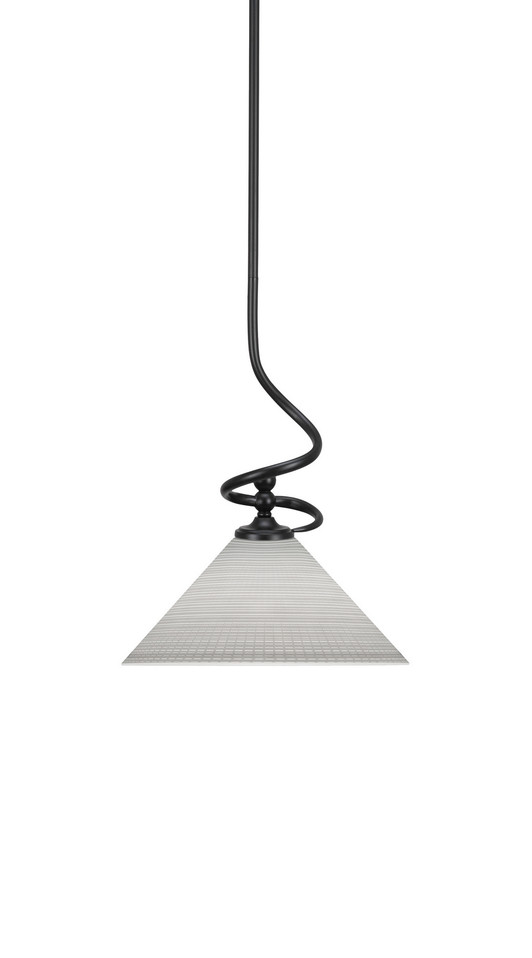 Toltec Lighting - 901-MB-4001 - One Light Mini Pendant - Capri - Matte Black