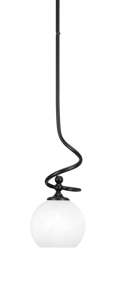 Toltec Lighting - 901-MB-4101 - One Light Mini Pendant - Capri - Matte Black