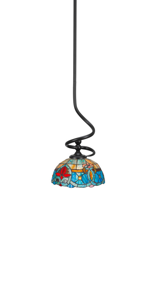 Toltec Lighting - 901-MB-9359 - One Light Mini Pendant - Capri - Matte Black