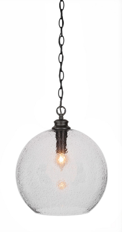 Toltec Lighting - 90-MB-4392 - One Light Pendant - Kimbro - Matte Black