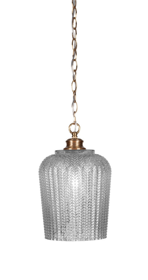 Toltec Lighting - 91-NAB-4283 - One Light Pendant - Cordova - New Age Brass