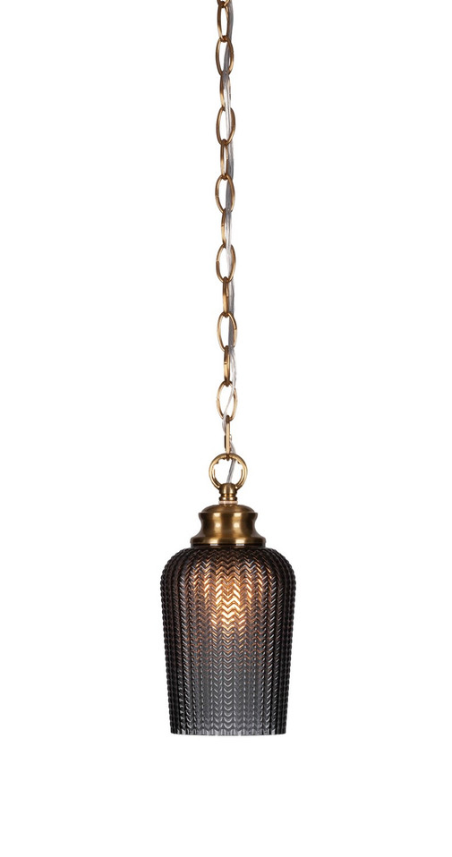 Toltec Lighting - 92-NAB-4252 - One Light Pendant - Cordova - Brushed Nickel