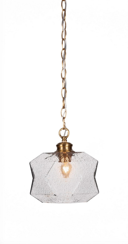 Toltec Lighting - 92-NAB-4492 - One Light Pendant - Rocklin - Brushed Nickel