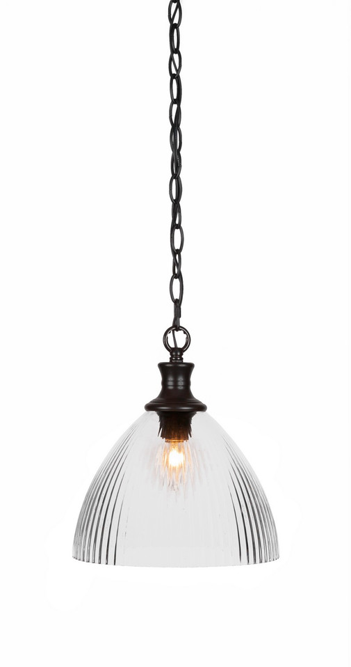 Toltec Lighting - 96-MB-4630 - One Light Pendant - Carina - Matte Black