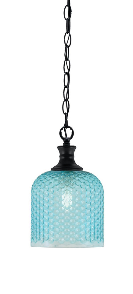 Toltec Lighting - 96-MB-4915 - One Light Pendant - Zola - Matte Black