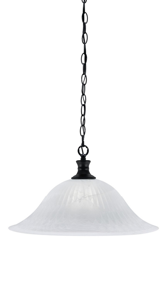 Toltec Lighting - 96-MB-5881 - One Light Pendant - Chain - Matte Black