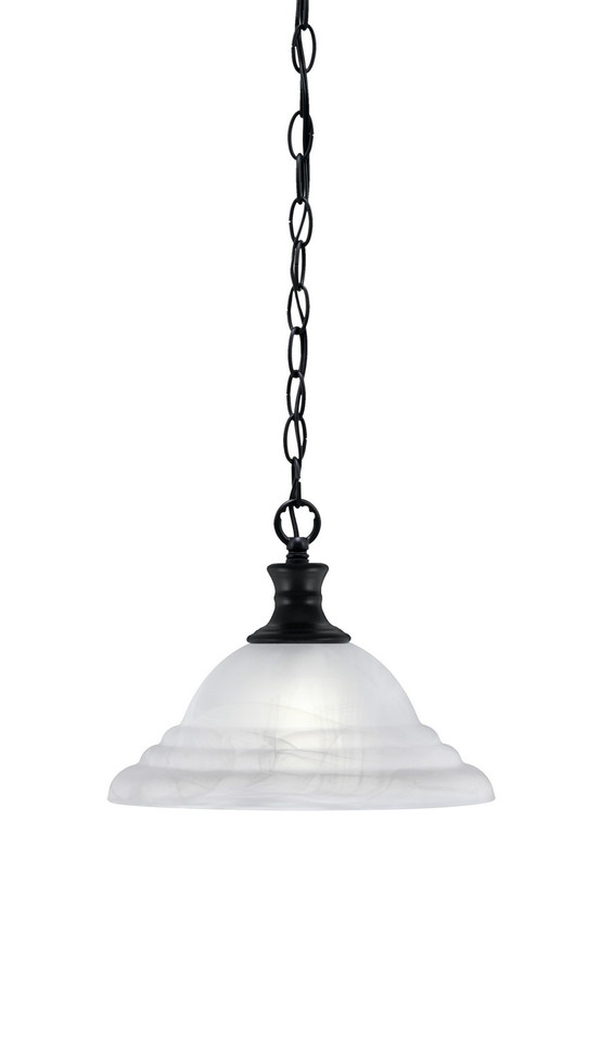 Toltec Lighting - 96-MB-5931 - One Light Pendant - Chain - Matte Black