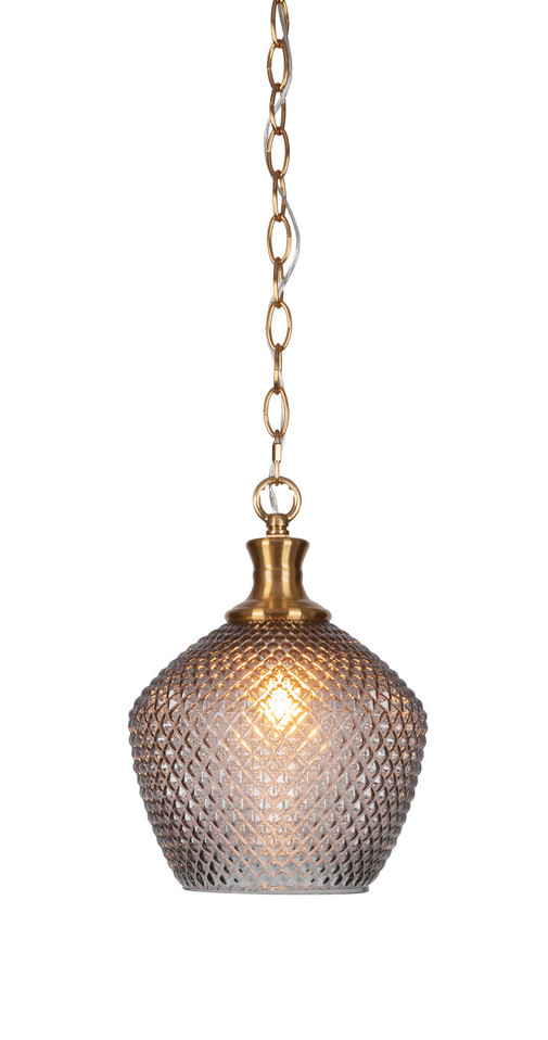Toltec Lighting - 96-NAB-4922 - One Light Pendant - Zola - New Age Brass