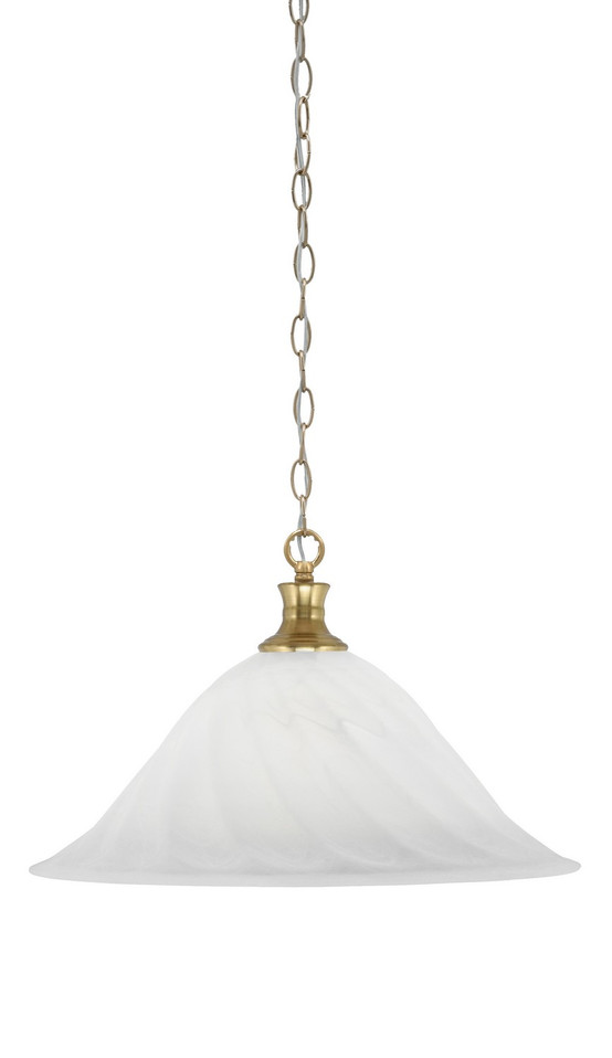Toltec Lighting - 96-NAB-5781 - One Light Pendant - Chain - New Age Brass