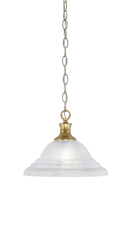 Toltec Lighting - 96-NAB-5931 - One Light Pendant - Chain - New Age Brass
