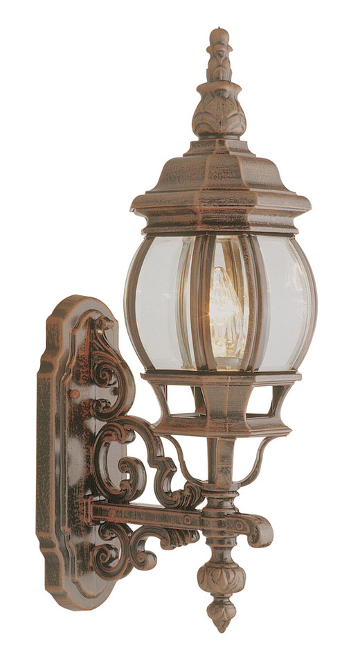 Trans Globe Imports - 4050 RT - One Light Wall Lantern - Francisco - Rust