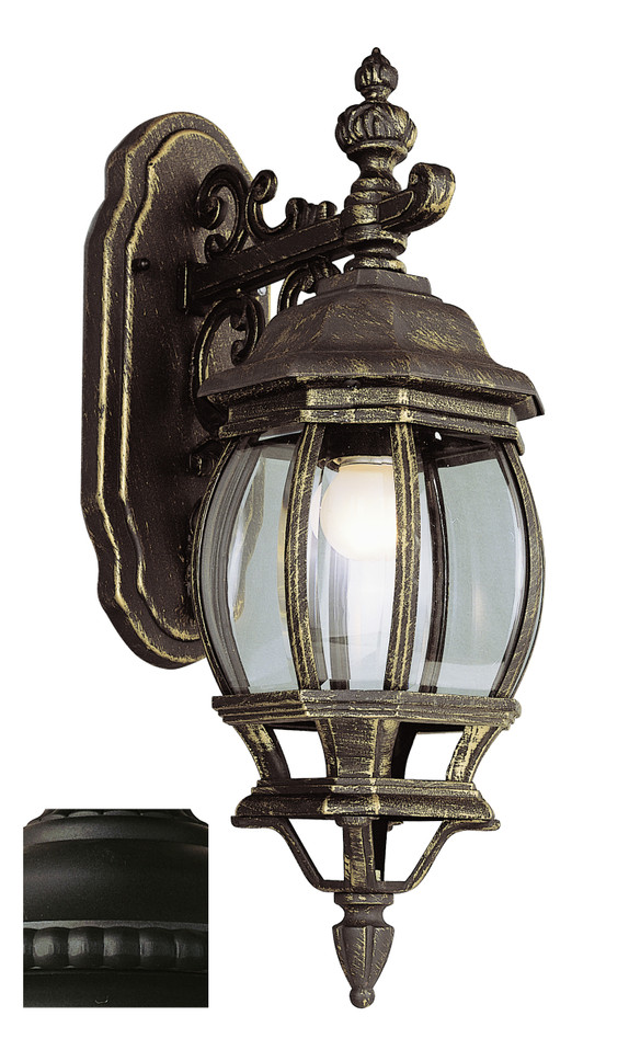 Trans Globe Imports - 4053 BK - One Light Wall Lantern - Francisco - Black Trans Globe Imports - 4053 BK - One Light Wall Lantern - Francisco - Black