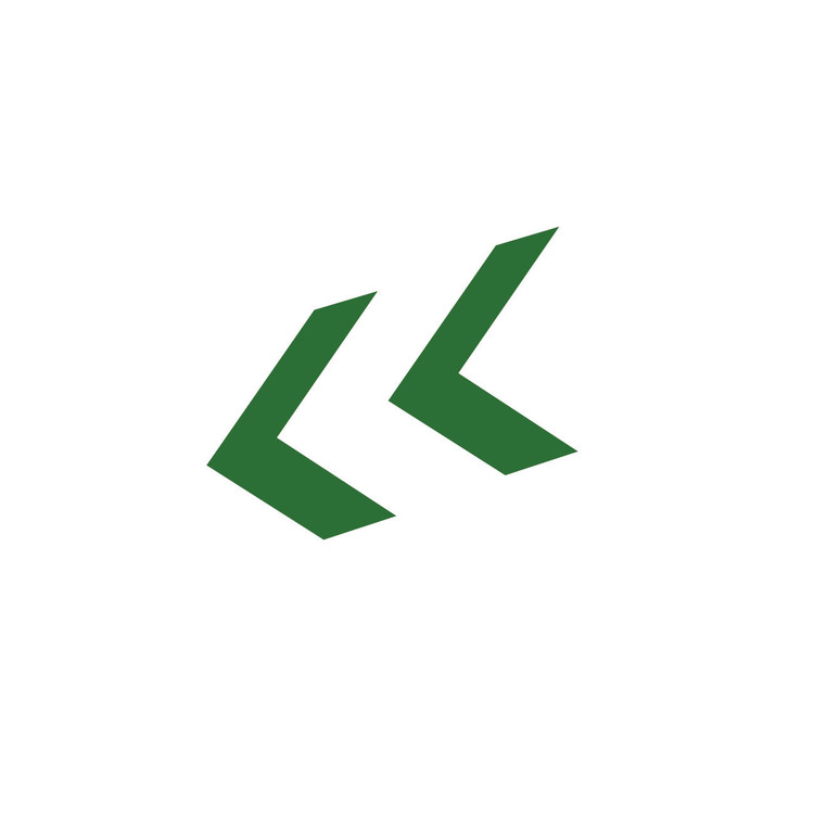 Nora Lighting - NEXC-G - Replacement Chevron for Edge-lit Exit Sign - Exit & Emergency - Green