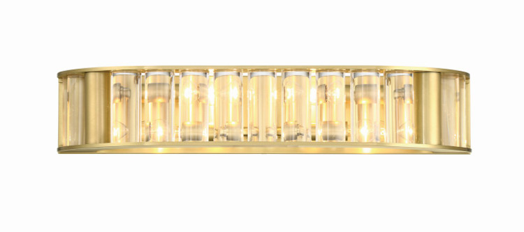 Crystorama - FAR-6005-AG - Four Light Bath - Farris - Aged Brass