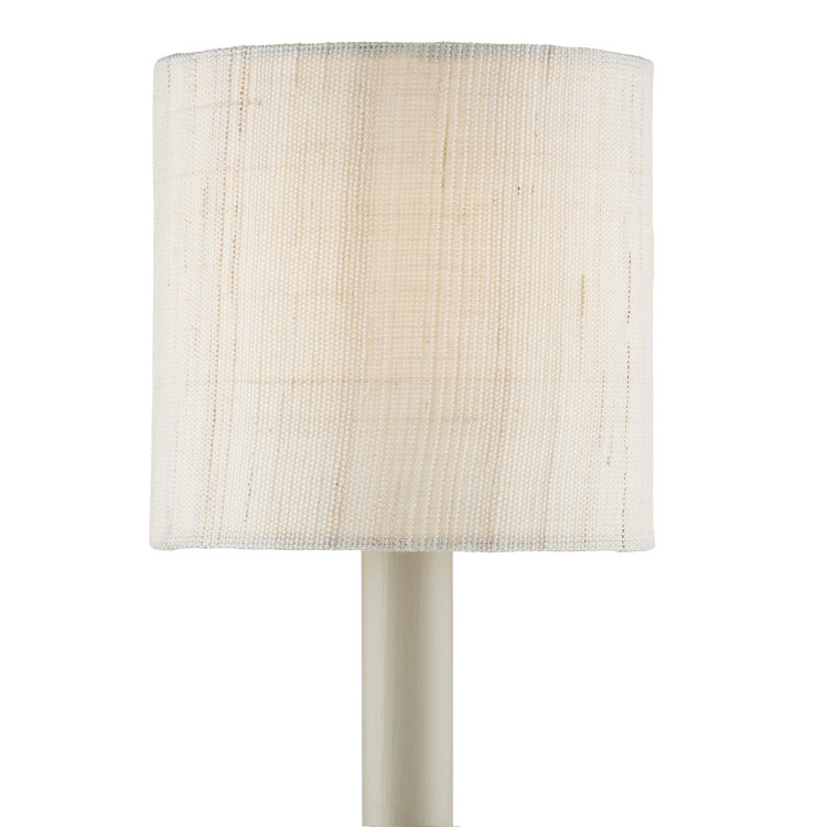 Currey and Company - 0900-0026 - Chandelier Shade - Ivory Fine Grasscloth - Light Natural