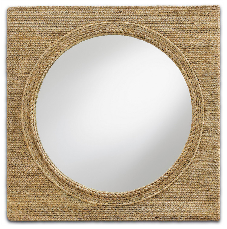 Currey and Company - 1000-0004 - Mirror - Tisbury Collection - Natural/Mirror
