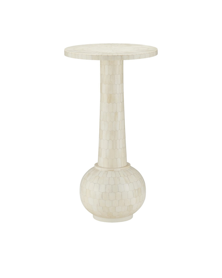 Currey and Company - 3000-0307 - Drinks Table - Osa Collection - Off-White