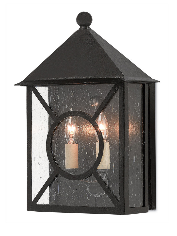 Currey and Company - 5500-0003 - Two Light Outdoor Wall Sconce - Ripley Collection - Midnight
