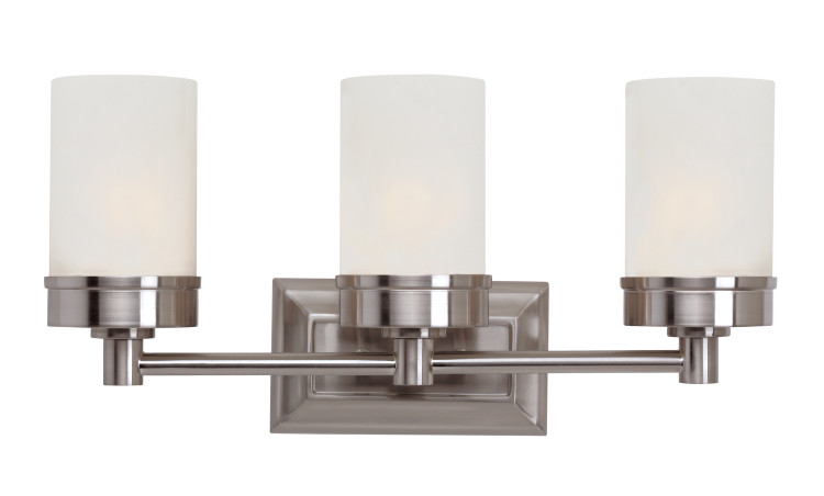 Trans Globe Imports - 70333 BN - Three Light Vanity Bar - Fusion - Brushed Nickel Trans Globe Imports - 70333 BN - Three Light Vanity Bar - Fusion - Brushed Nickel