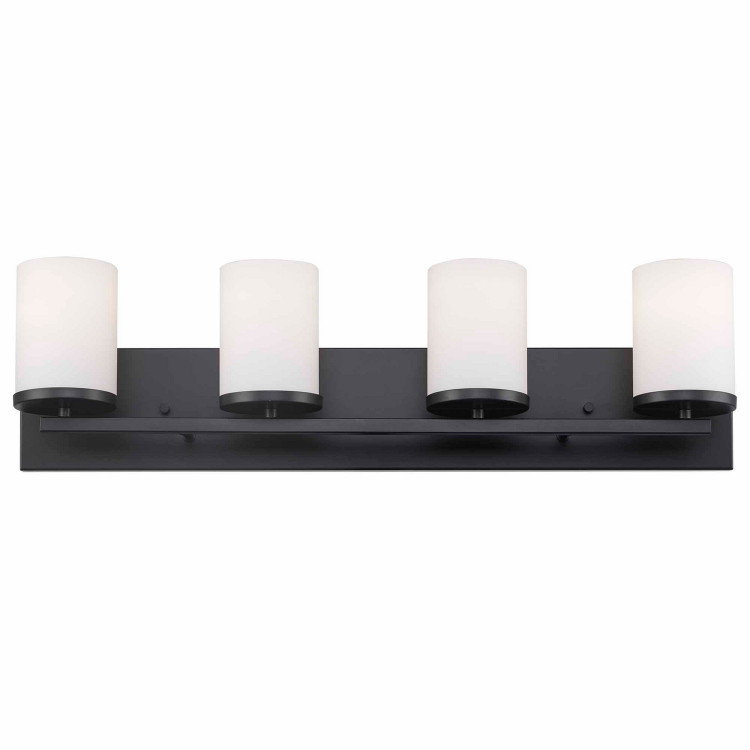 Trans Globe Imports - 71844 BK - Four Light Vanity - Nico - Black