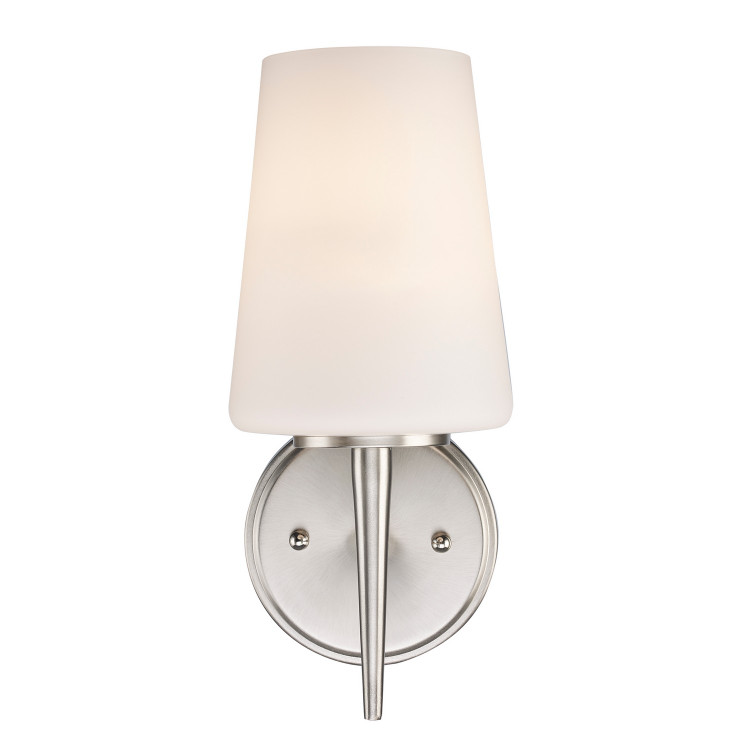 Trans Globe Imports - 71891 BN - One Light Wall Sconce - Brushed Nickel