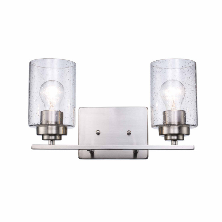 Trans Globe Imports - 80522 BN - Two Light Vanity - Mod Pod - Brushed Nickel