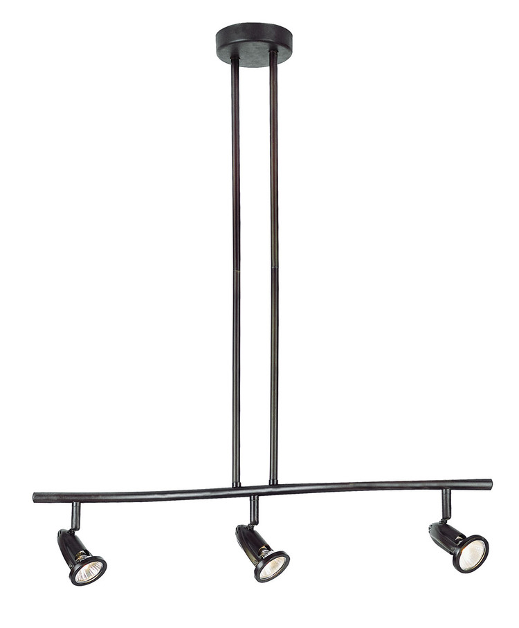 Trans Globe Imports - W-465 ROB - Three Light Track Light - Stingray - Rubbed Oil Bronze