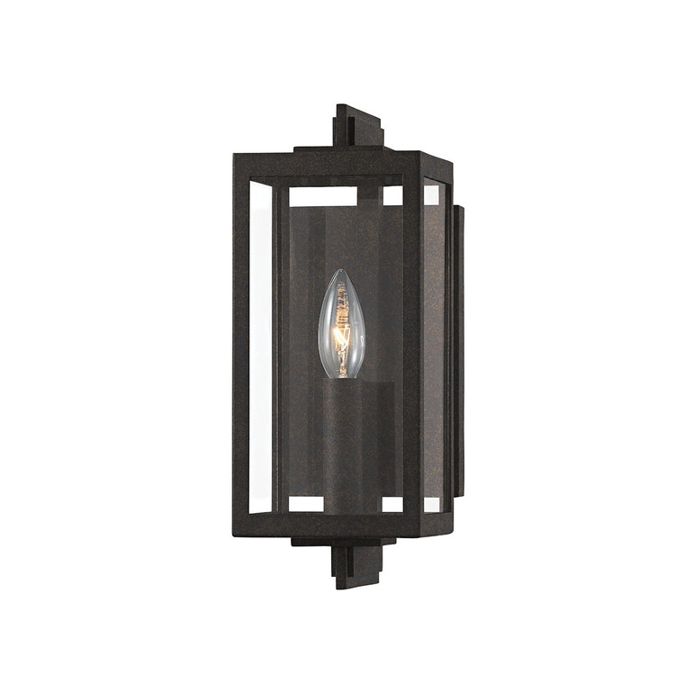 Troy Lighting - B5511-FRN - One Light Outdoor Wall Sconce - Nico - French Iron Troy Lighting - B5511-FRN - One Light Outdoor Wall Sconce - Nico - French Iron