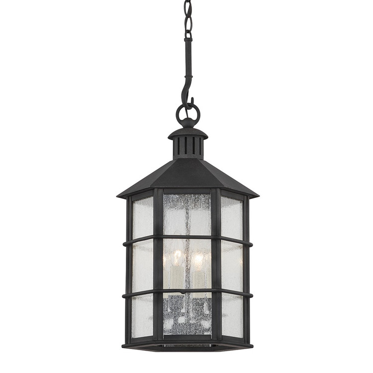Troy Lighting - F2526-FRN - Four Light Outdoor Lantern - Lake County - French Iron Troy Lighting - F2526-FRN - Four Light Outdoor Lantern - Lake County - French Iron