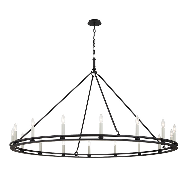 Troy Lighting - F6234-TBK - 16 Light Chandelier - Sutton - Texture Black