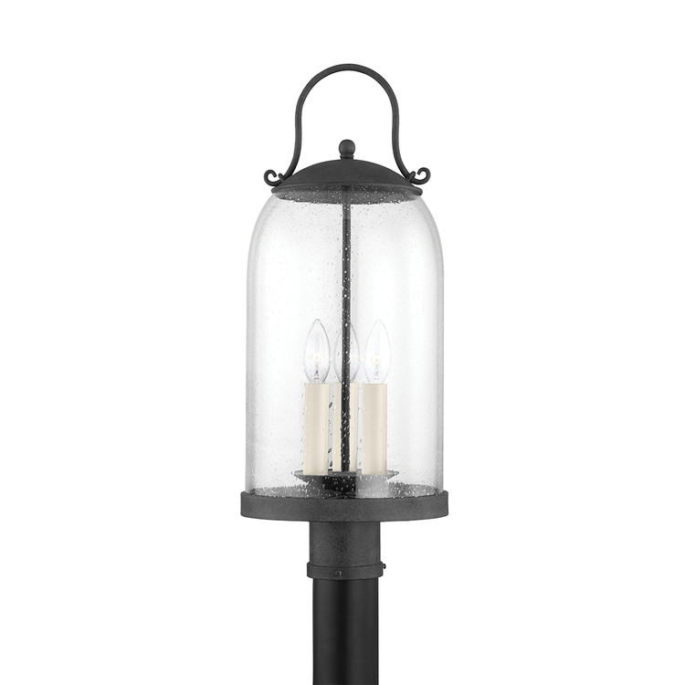 Troy Lighting - P5187-FRN - Three Light Post Lantern - Napa County - French Iron
