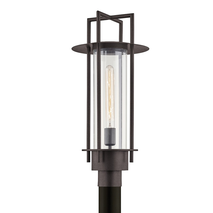Troy Lighting - P6815-TBZ - One Light Post Mount - Carroll Park - Textured Bronze