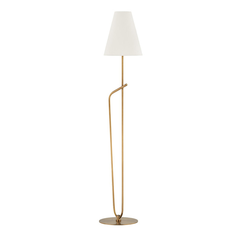 Troy Lighting - PFL7764-PBR - One Light Floor Lamp - Pearce - Patina Brass Troy Lighting - PFL7764-PBR - One Light Floor Lamp - Pearce - Patina Brass