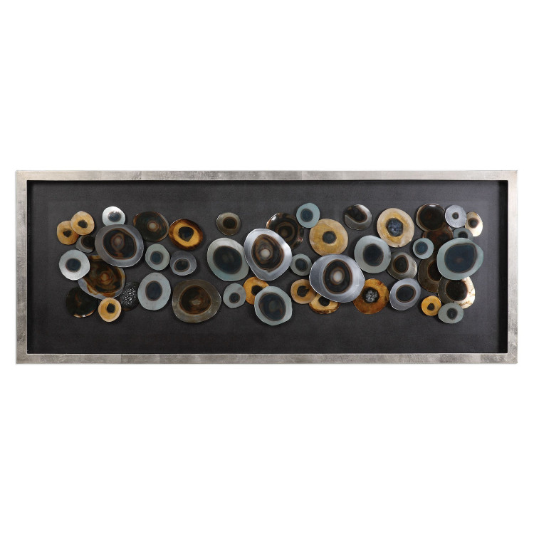 Uttermost - 04058 - Shadow Box - Discs - Antiqued Silver Leaf Uttermost - 04058 - Shadow Box - Discs - Antiqued Silver Leaf