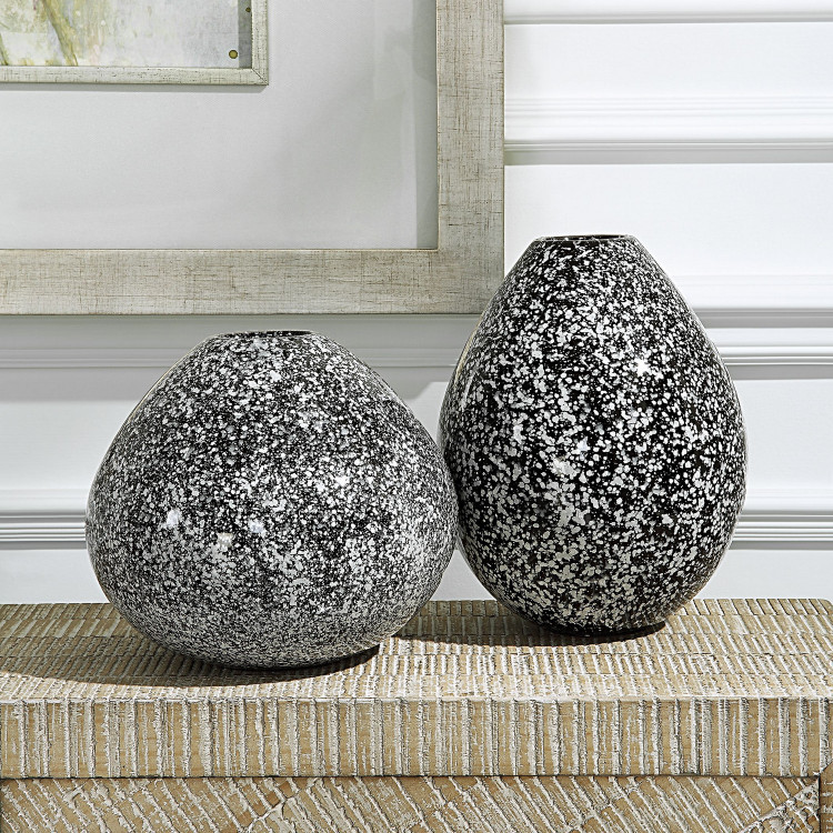 Uttermost - 18097 - Vases Set/2 - Cosmic - Black And White